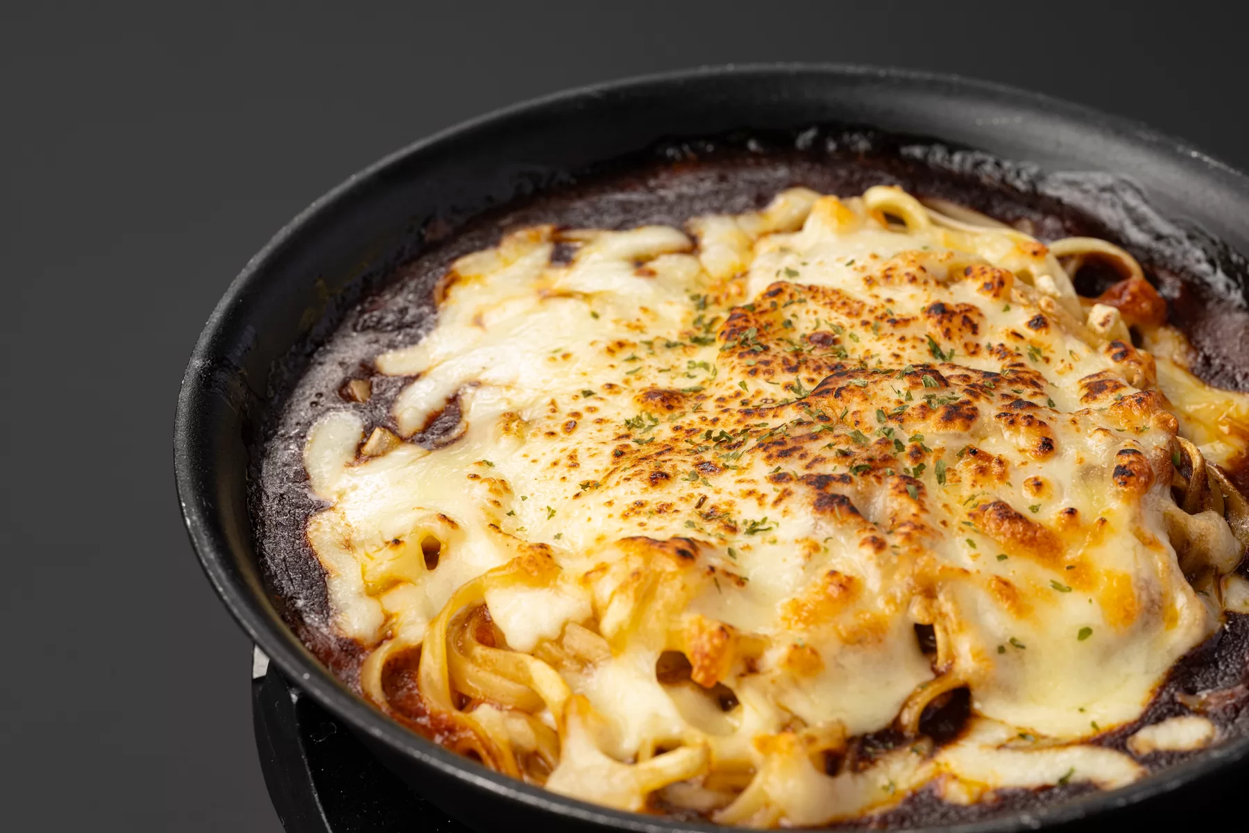 焼チーズミートパスタ